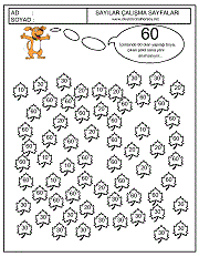 içinde 70 sayısı olanlar boya, 70 sayısı çalışma sayfası